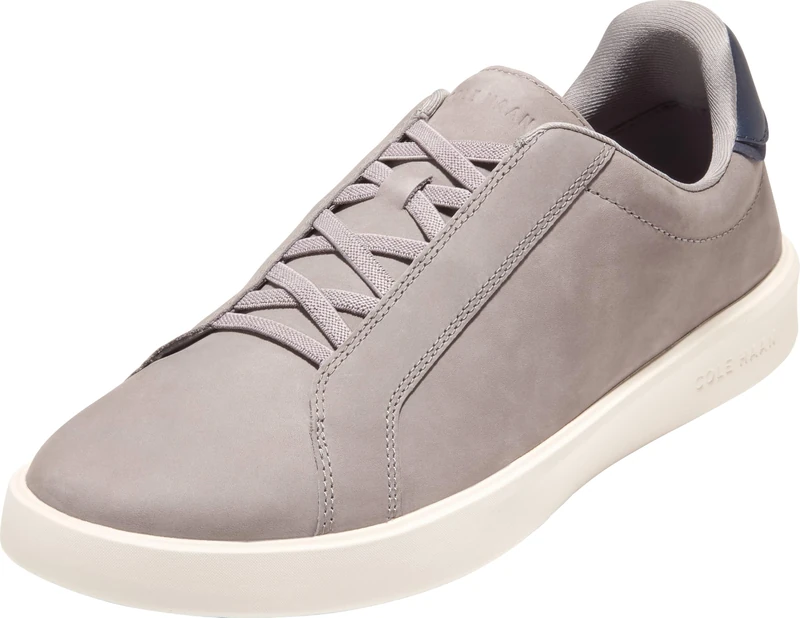 Cole Haan Mens Grand Crosscourt Daily Lace-to-Toe Slip-on, Ironstone Nubuck, 10