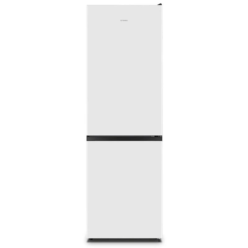 Teknix FFPH186W 60cm Freestanding 60/40 Fridge Freezer - 304 Litre Capacity - Frost Free - White - E Rated, H186.0 x W59.5 x D59.0 (cm)
