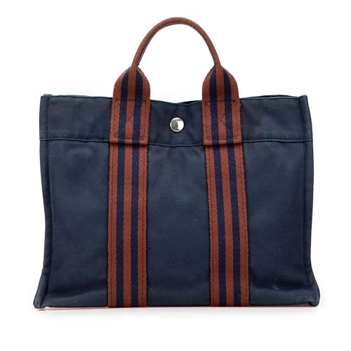 Hermès Pre-Loved Canvas Fourre Tout PM