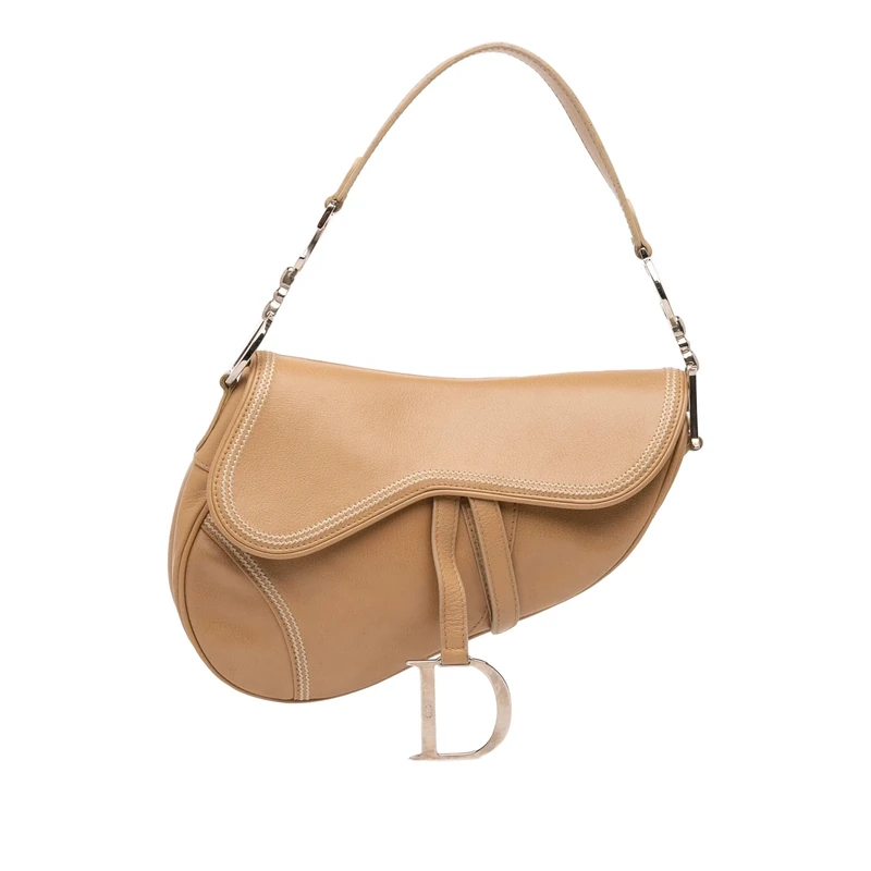 Dior Pre-Loved Leather Saddle Handbag