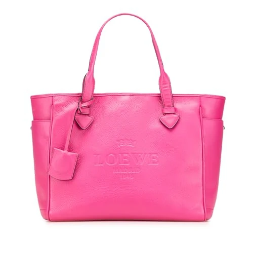 LOEWE Pre-Loved Leather Heritage Tote