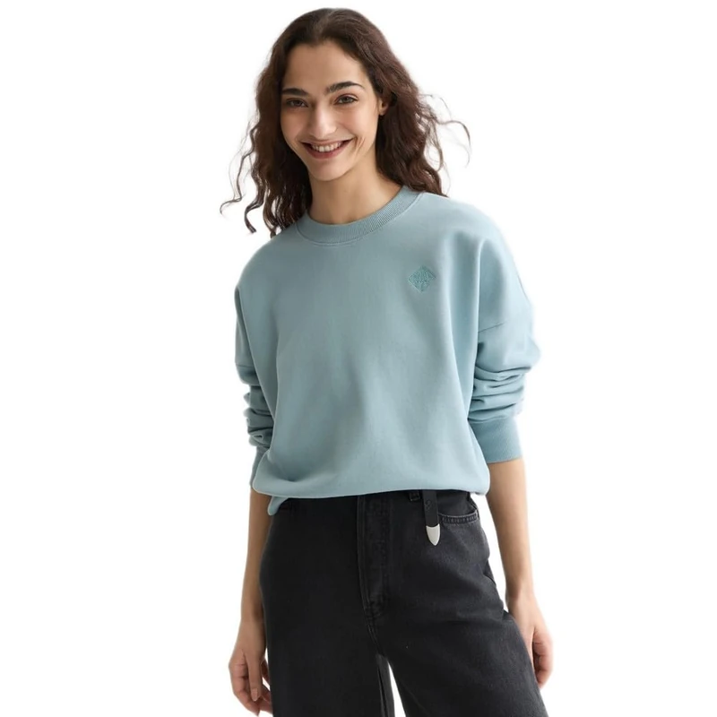 Scotch & Soda Embroidered Logo Sweatshirt