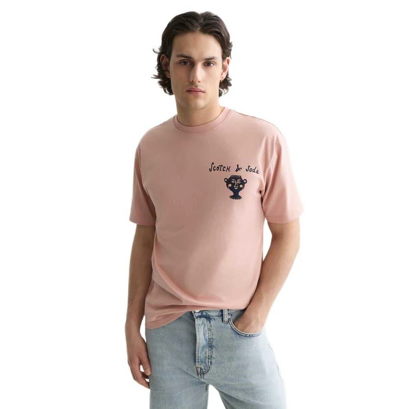 Scotch & Soda Front Back Artwork T-Shirt