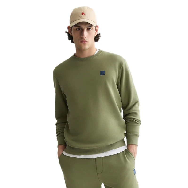 Essential Badge Logo Crewneck Sweatshirt