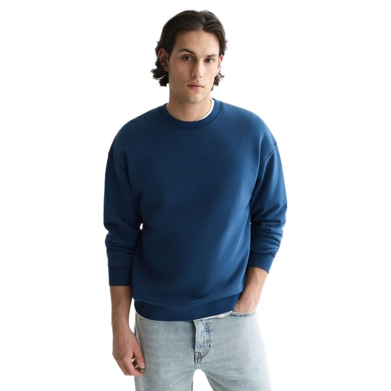 Scotch & Soda Front Artwork Relaxed-Fit Crewneck Sweatshirt