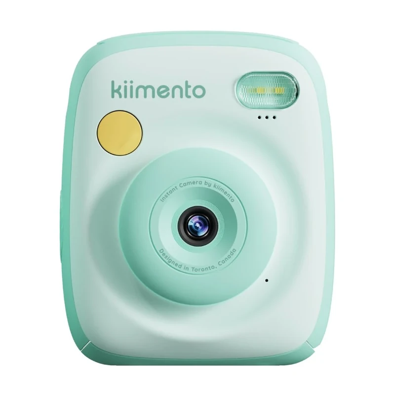 kiimento Ink‑Free Instant Print Digital Camera for Kids 6+, Teens & Adults | Creator Mode, Density Control, 25+ Filters | 5‑sec Prints | 48MP, 1080p, Selfie, 2.4" Screen, 32GB - Model P2 Mint