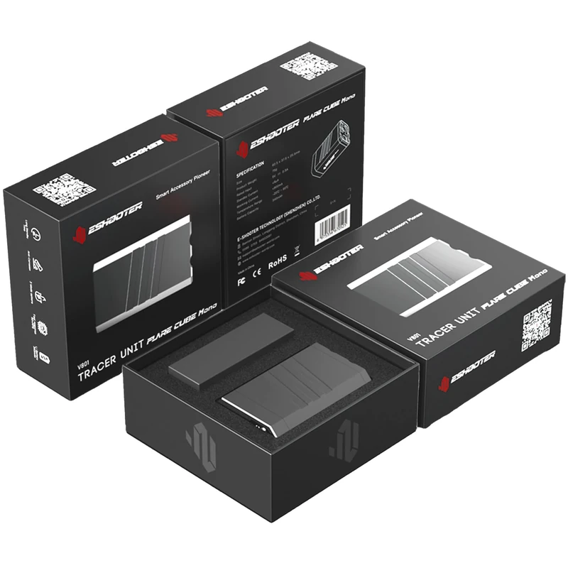 ESHOOTER Unisex Tu-pistol Tracer Unit, Black, 75g EU