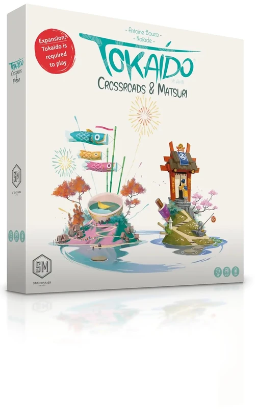 Stonemaier Games | Tokaido: Crossroads & Matsuri| Board Game Expansions | Ages 8+ | 1-5 Players | 45+ Minutes Playing Time