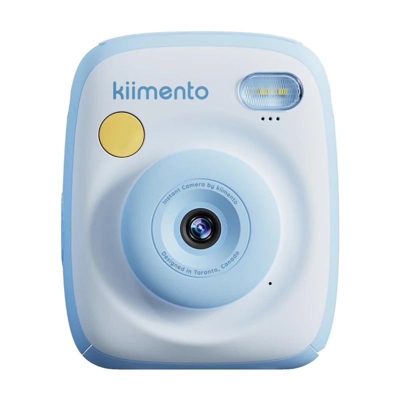 kiimento Ink‑Free Instant Print Digital Camera for Kids 8+, Teens & Adults | Creator Mode, Density Control, 25+ Filters | 5‑sec Prints | 48MP, 1080p, Selfie, 2.4" Screen, 32GB - Model P2 Sky Blue