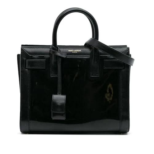 Yves Saint Laurent Pre-Loved Nano Patent Sac de Jour Satchel