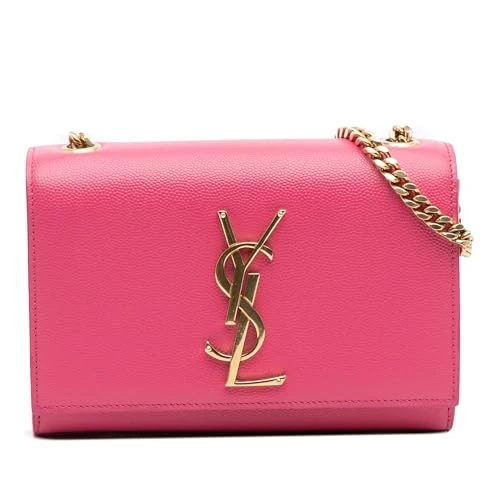 Yves Saint Laurent Pre-Loved Small Grain De Poudre Monogram Kate Crossbody Bag