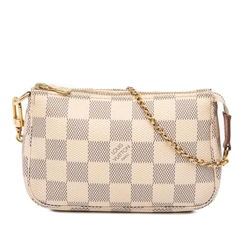 Louis Vuitton Pre-Loved Damier Azur Mini Pochette Accessoires Handbag