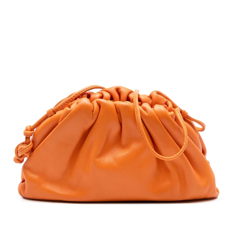 Bottega Veneta Pre-Loved Lambskin The Mini Pouch Crossbody Bag