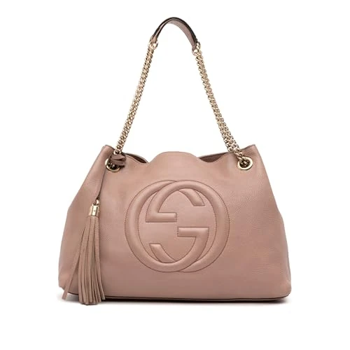 Gucci Pre-Loved Medium Leather Soho Chain Tote