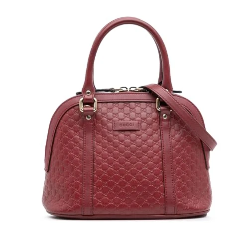 Gucci Pre-Loved Mini Microguccissima Dome Satchel
