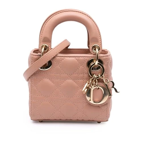 Dior Pre-Loved Micro Lambskin Cannage Lady