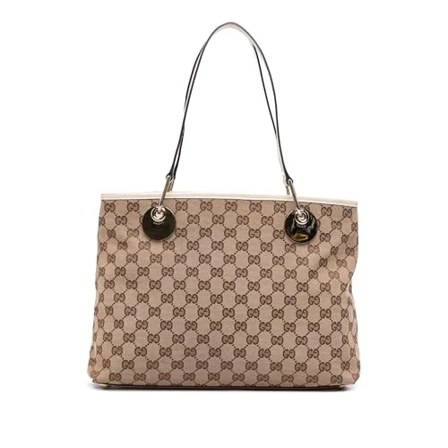 Gucci Pre-Loved Medium GG Canvas Eclipse Tote
