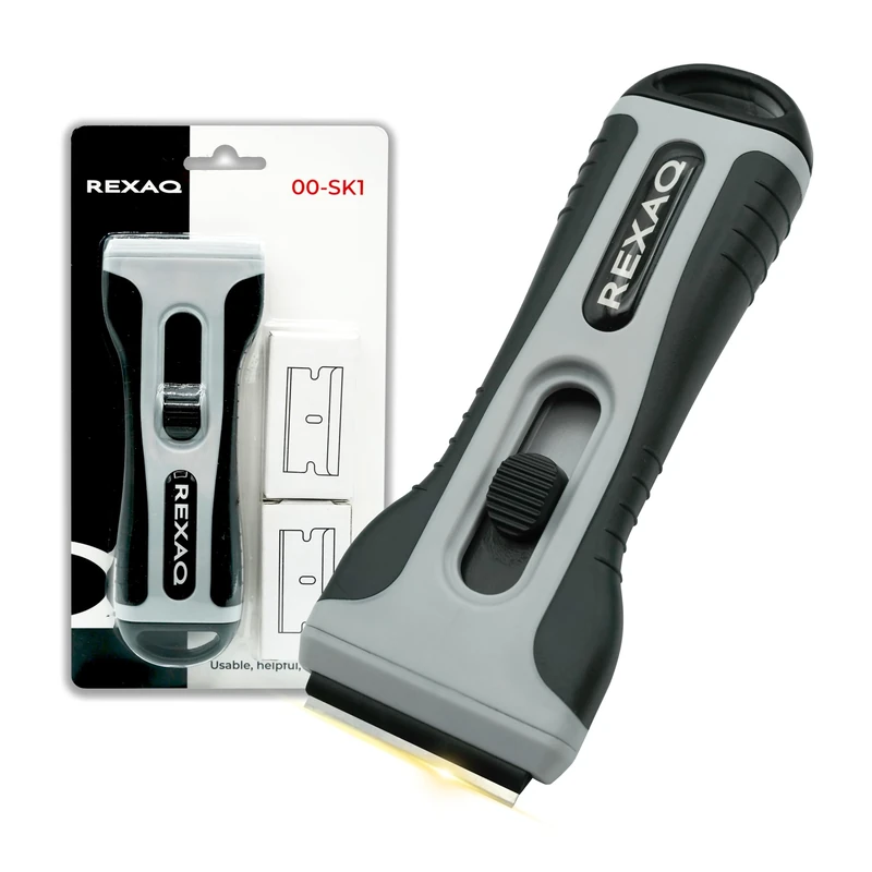 Multi-Surface Scraper Tool, Effortlessly Cleans Stubborn Residue, Paint, and Stains from Glass, Ceramic Cooktops, Ovens, Tiles, Windows, and Hobs