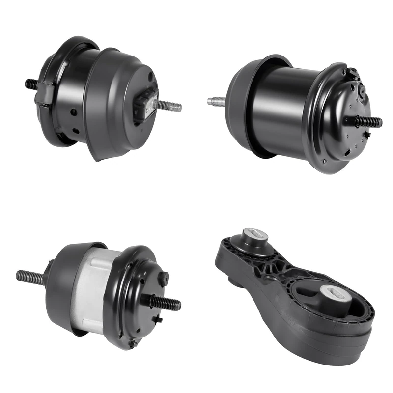 VEVOR Engine and Transmission Motor Mount Kit Replacement, Set of 4, Compatible with 2009–2017 Chevrolet Traverse 3.6L V6, Replace OE# A5548HY, A5549HY, A5458HY, A5444, Secure Support - Image 1