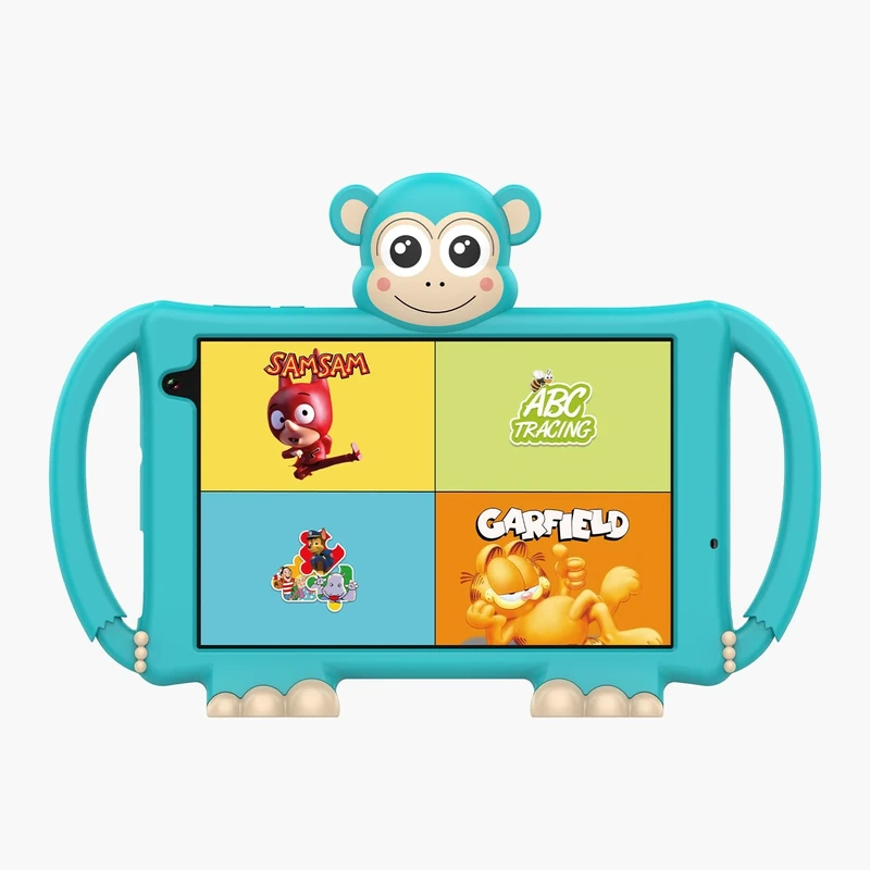 Logikids Buddy - Children's Tablet - 8 Inches - 3 to 8 Years - Android 15 - WiFi 6-4 GB RAM - 64 GB + 256 GB - Educational and Fun with Silicone Case - Parental Control - Kidjo 6 Months Free