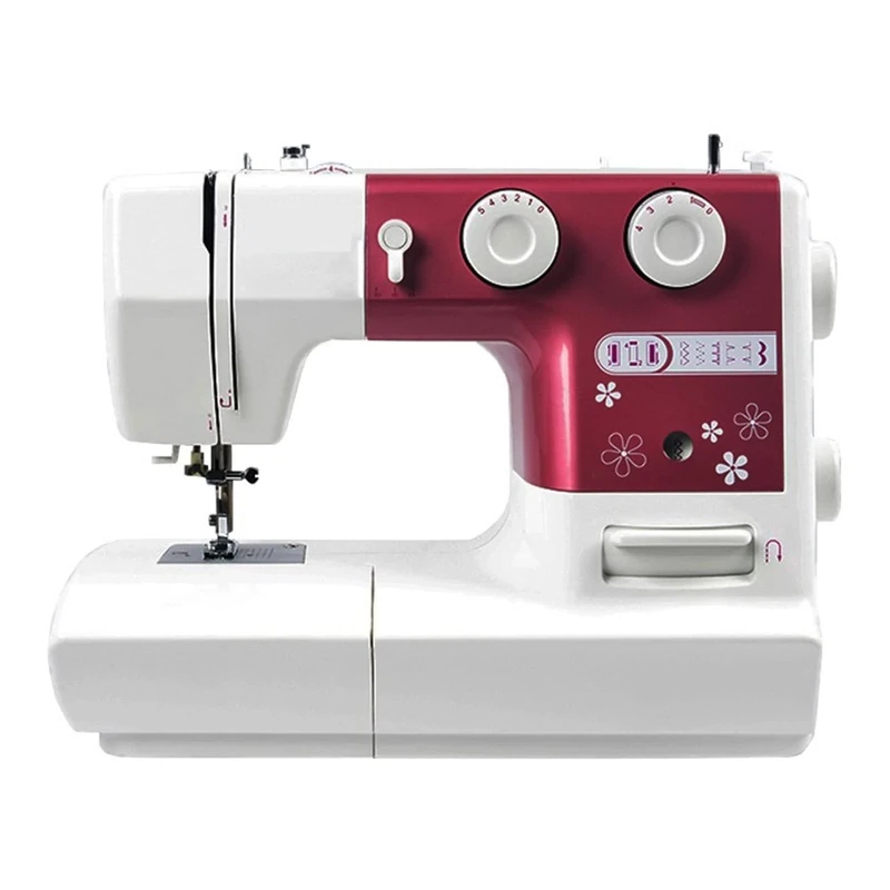 Heavy Duty Sewing Machine, 8 Built-in Stitches, Metal Frame, Twin Needle, Multifunctional Household Sewing Tools Home Use
