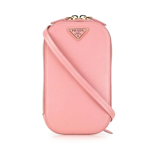 Prada Pre-Loved Mini Saffiano Crossbody Phone Pouch Handbag