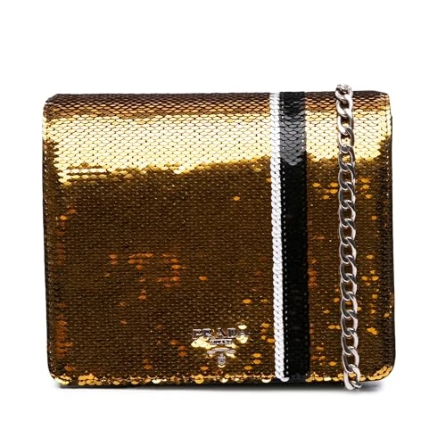 Prada Pre-Loved Paillettes Baiadera Crossbody