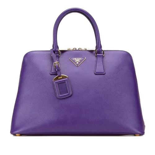 Prada Pre-Loved Large Saffiano Lux Promenade Satchel Handbag