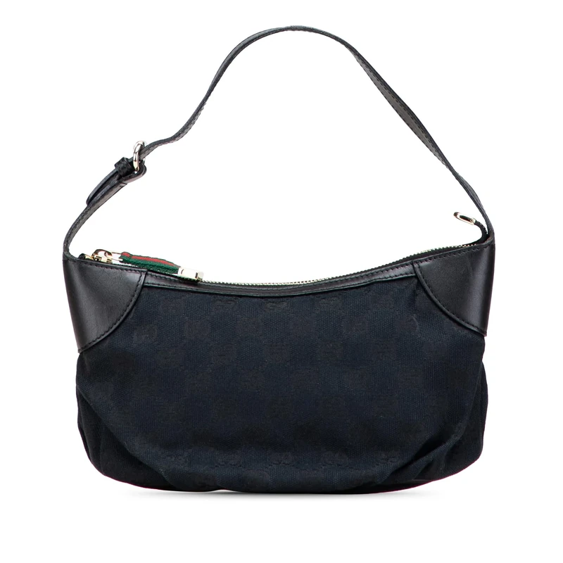 Gucci Pre-Loved GG Canvas Web Handbag