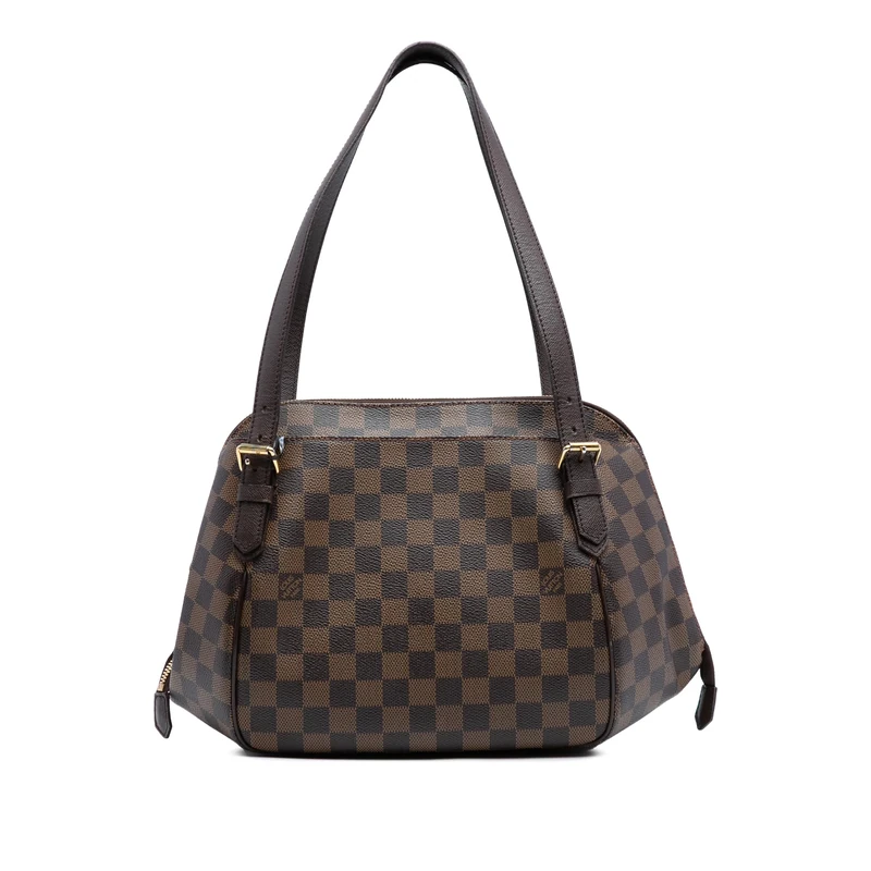 Louis Vuitton Pre-Loved Damier Ebene Belem MM Shoulder Bag