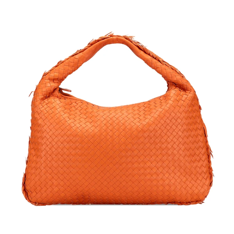 Pre-Loved Medium Nappa Intrecciato Fuzzy Veneta Hobo Handbag