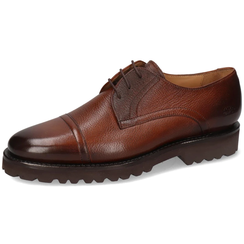 Melvin & Hamilton Derby Shoes Men's Corentin 1, Brown, 7 UK