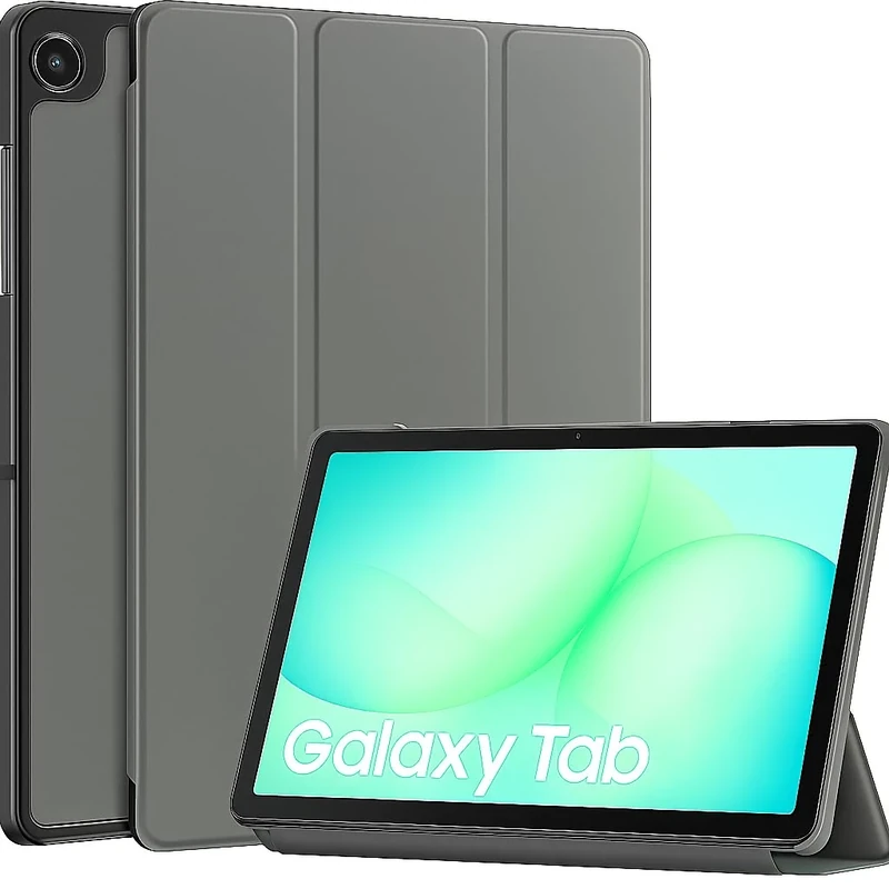 Case For Samsung Galaxy Tab A9 Plus 2023 / Tab A11 Plus (2025) Smart Protective Stand Cover, Hard Back Case for 11 Inch Tablet, Compatible with A9+ A11+ (Grey)