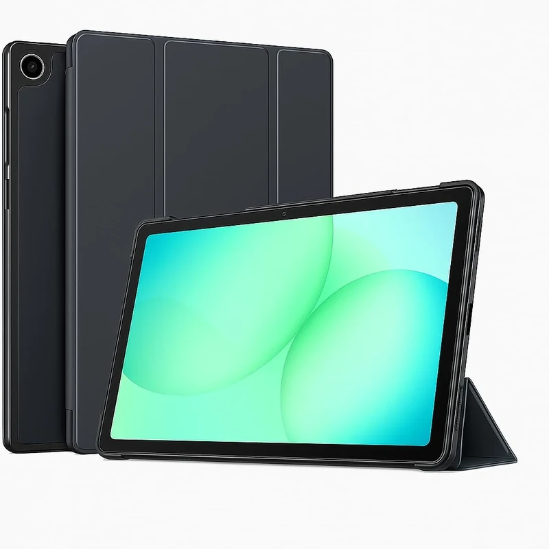 Case For Samsung Galaxy Tab A9 2023 / Tab A11 (2025) Smart Protective Stand Cover, Hard Back Case for 8.7 Inch Tablet, Compatible with A9 A11 (8.7") (Black)