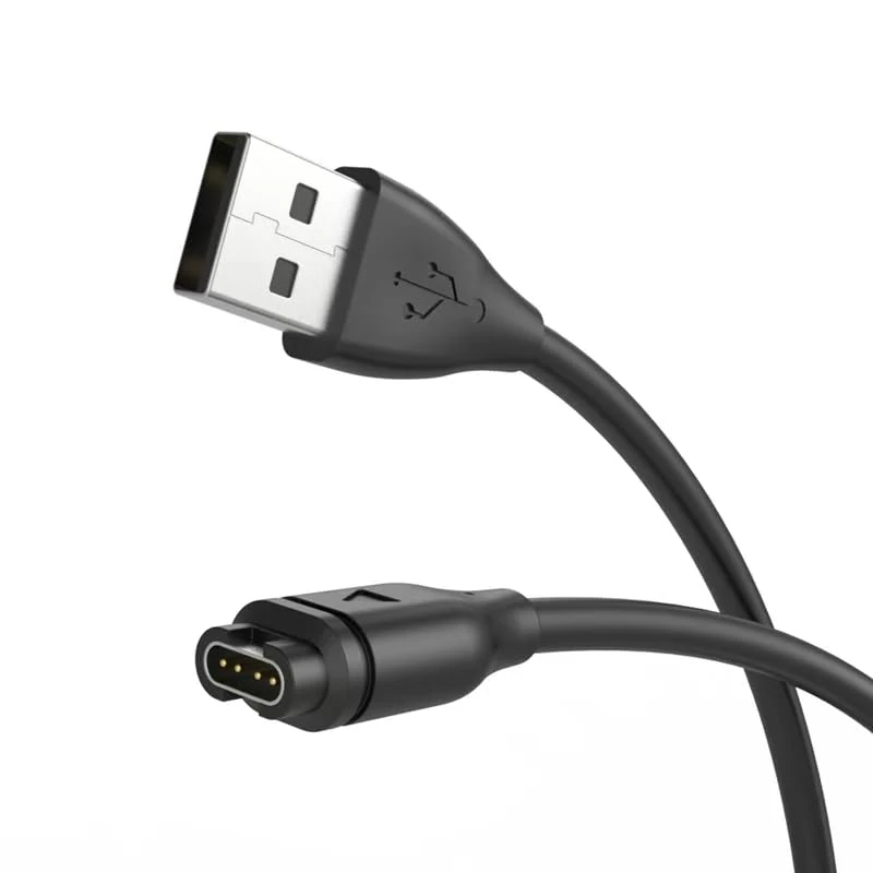 Watch Charger for Garmin Fenix 8/E/7/7S/7X/7 Pro/7X Pro/7S Pro/6/6 Pro/6S/6S Pro/6X Pro/5S/5S Plus/5/5 Plus/5X/5X Plus, Replacement USB Charging Cable for Fenix 7/6/5 Solar/Sapphire/Standard (100cm)