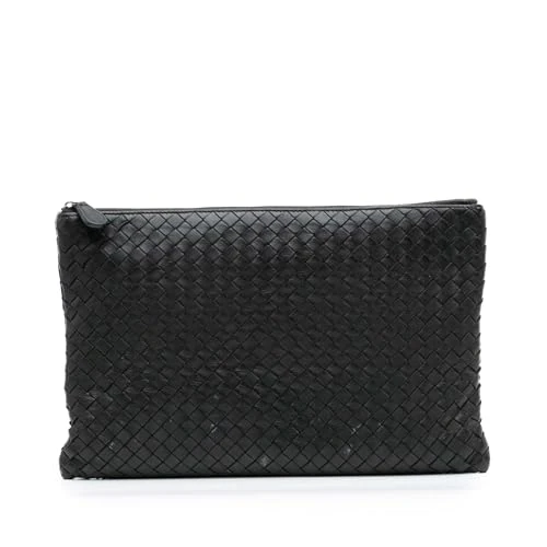 Bottega Veneta Pre-Loved Nappa Intrecciato Clutch