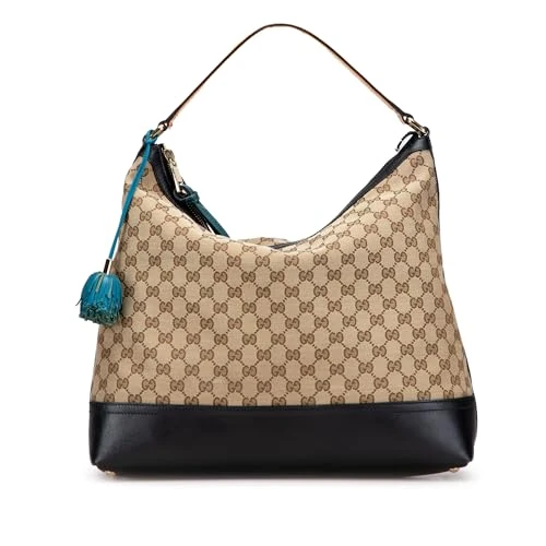 Gucci Pre-Loved GG Canvas Cheer Hobo Handbag - Image 1