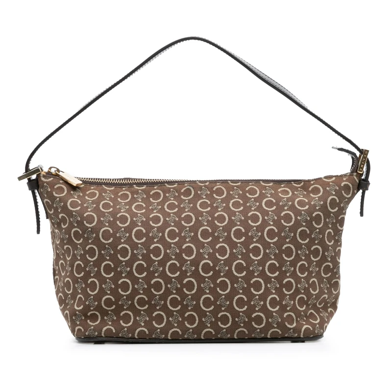 Celine Pre-Loved C Macadam Canvas Shoulder Bag