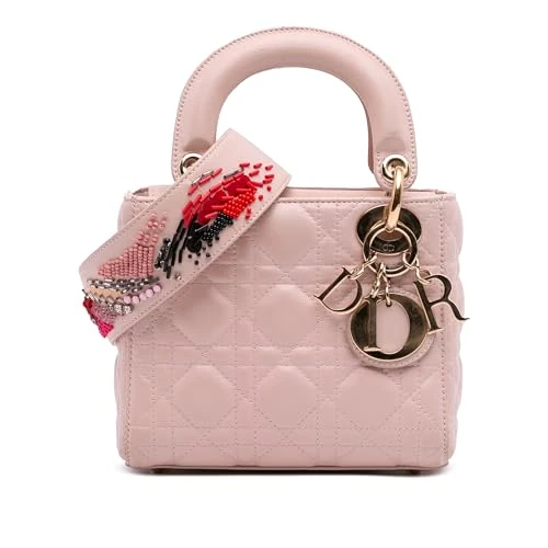 Dior Pre-Loved Mini Lambskin Cannage Lady