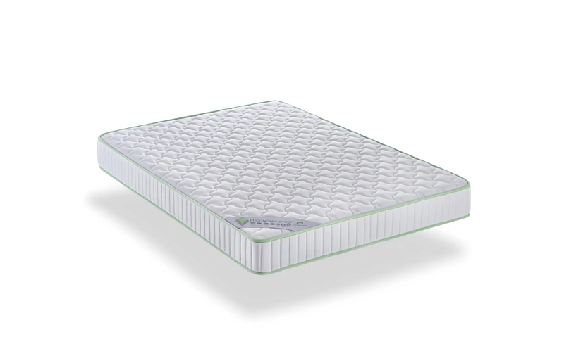 Dormio Ergonomic Memory Foam Mattress 150 x 190 x 20 cm Eliocel Firm Core + Visco Adapt, Breathable 3D Fabric, Restorative Rest, Made in Spain