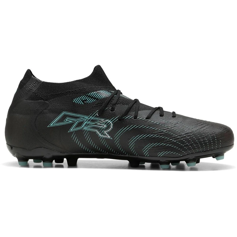 PUMA Unisex Future 9 Match Multi-Ground Football Boots, PUMA Black-Intense Mint-PUMA White, 11 UK