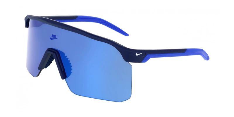Nike Expedition Shield IU4705 Sport Sunglasses Running Cycling Outdoor Performance Sunglasses, Matte Blue Void/Blue Mirror, One Size