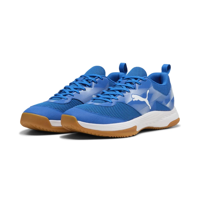 PUMA Unisex Varion 3 Indoor Sports Shoes, PUMA Team Royal-PUMA White, 8.5 UK