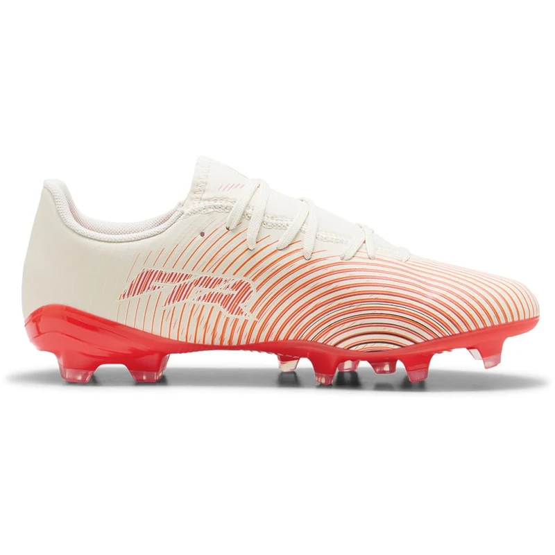 PUMA Women's Future 9 Play Firm Ground/Artifical Ground Football Boots, Sugared Almond-PUMA White-Ultra Red-PUMA Black, 4 UK