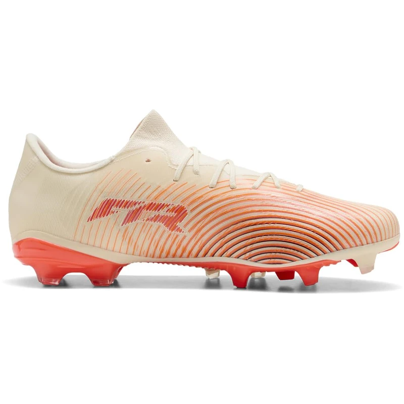 PUMA Unisex Future 9 Match Fusion Firm Ground/Artifical Ground Football Boots, Sugared Almond-PUMA White-Ultra Red-PUMA Black, 9.5 UK