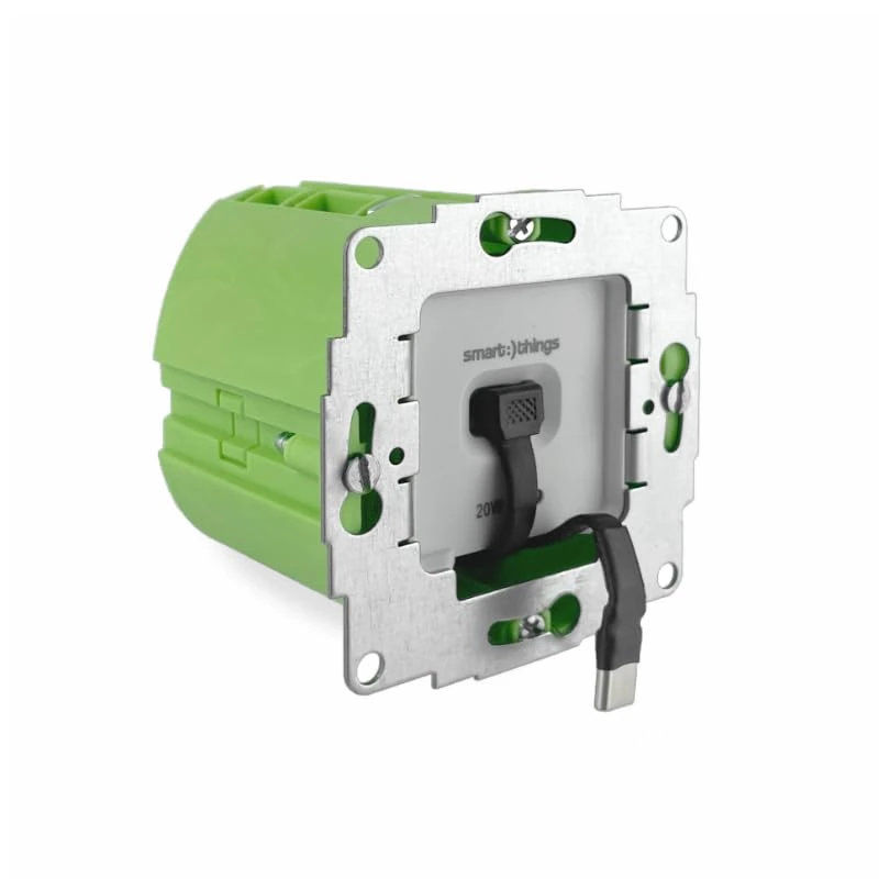 Smart Things sCharge sC20-EU C 20W USB Socket Flush-Mounted with USB-C Cable (25 cm), Perfect for Permanent Power Supply of Smartphones and Tablets, Ideal for Smart Home Systems