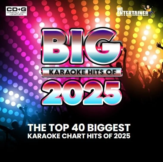 Mr Entertainer Big Karaoke Hits of 2025 Karaoke CDG Pack. Top 40 Latest Chart Pop Songs