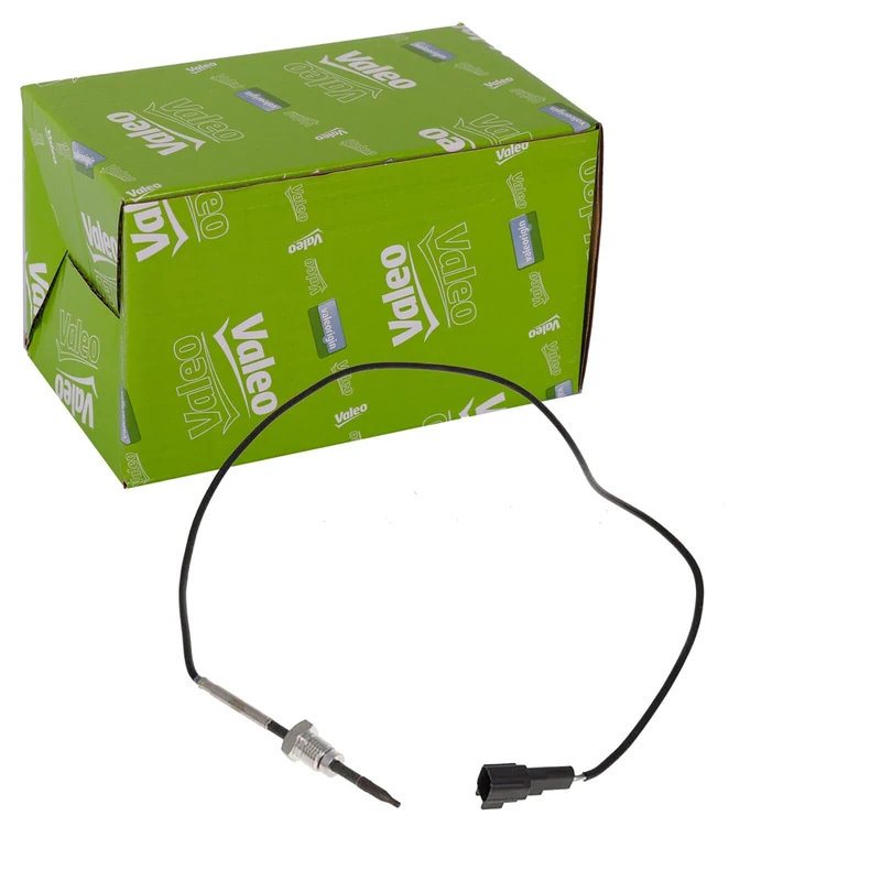 VALEO 368861 Exhaust Gas Temperature Sensor Technology: PTC Length [mm]: Number of Pins: 2 Connector Type: Oval Thread Size [mm]: M14*1.5 Intake Color: Black