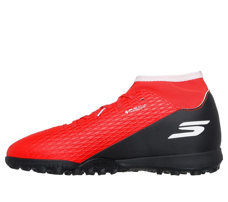Skechers Boys' SKX_2 Jr High Trainer, Red, 4 UK Child