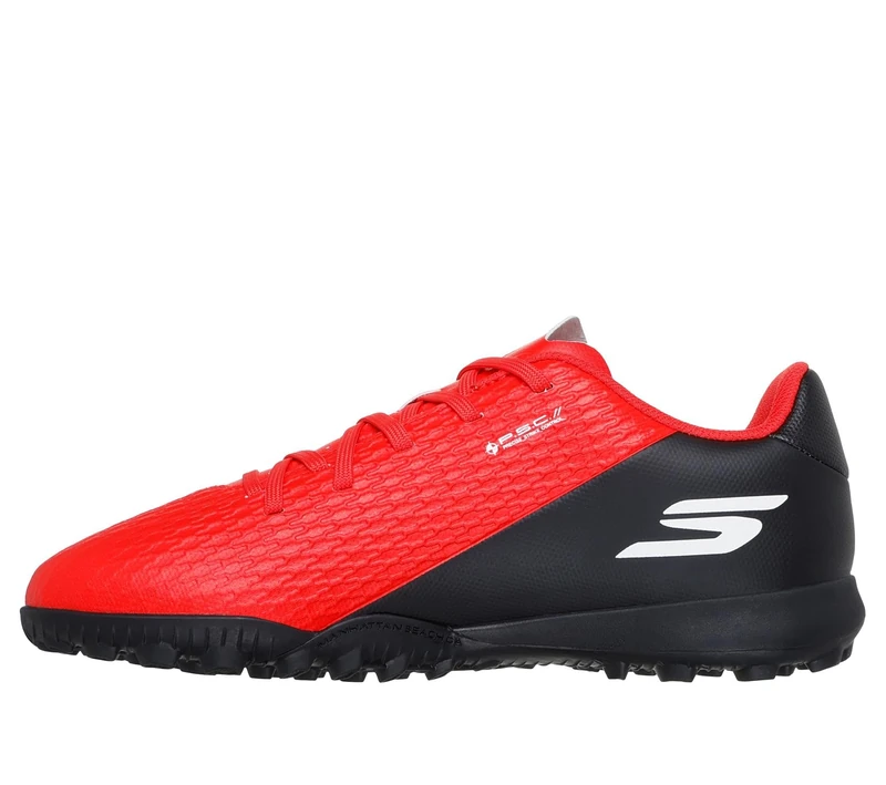 Skechers Boys' SKX_2 Trainer, Red, 13.5 UK Child